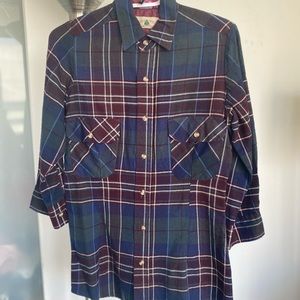 Vintage plaid top